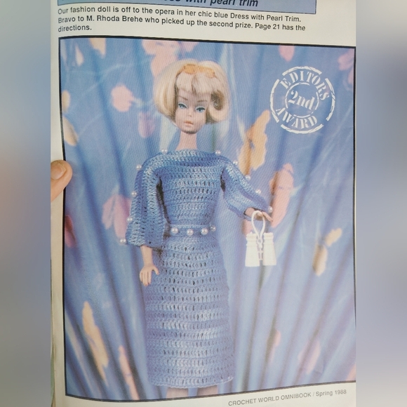 Vintage Crochet World Omnibook Magazine Spring 1988 - Picture 5 of 7